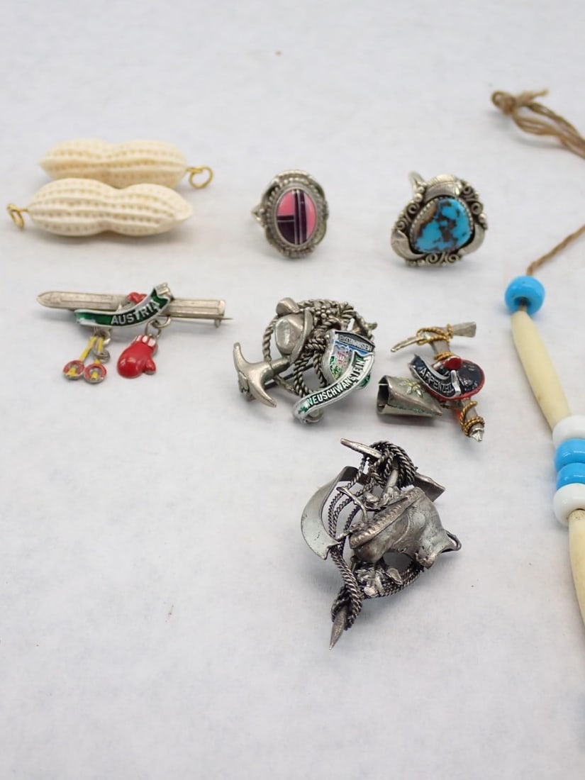 Native American, Military & Continental Pins - 9