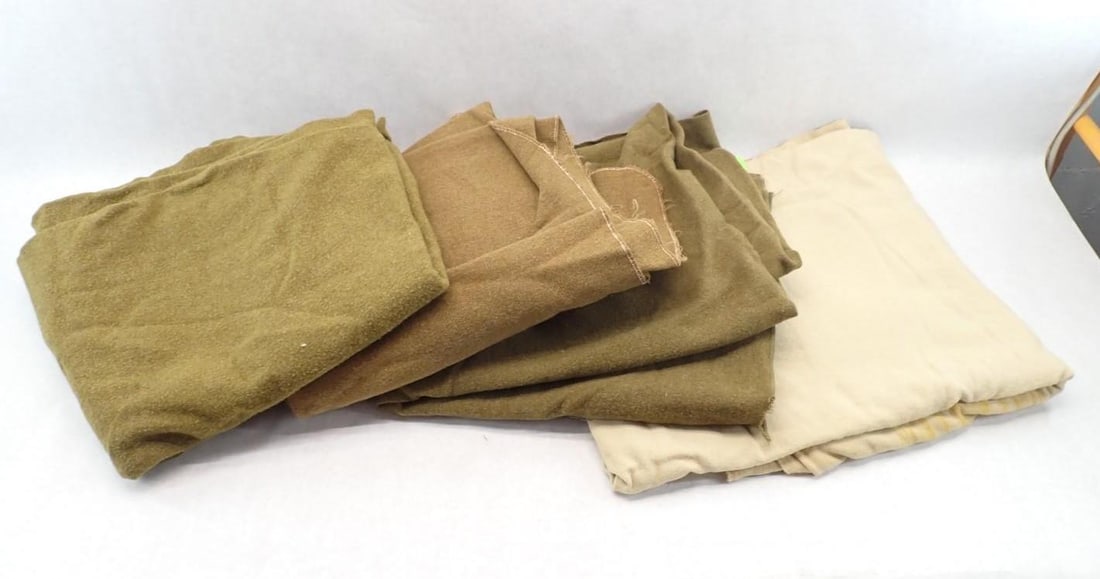 (4) Vintage Wool Blankets - 2