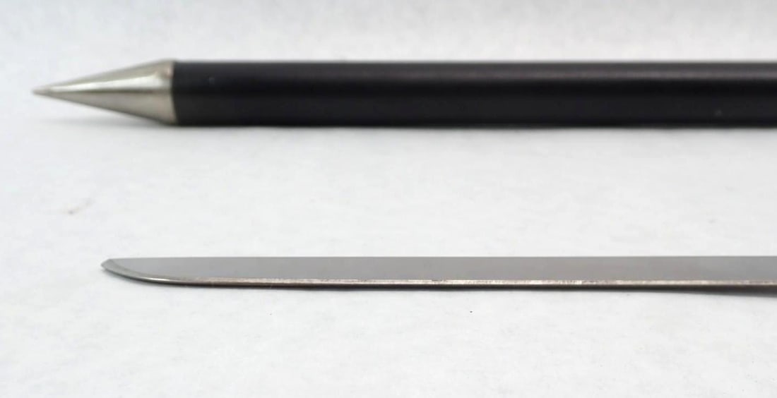 (2) Walking Staff & Cane w/ Concealed Blades - 12
