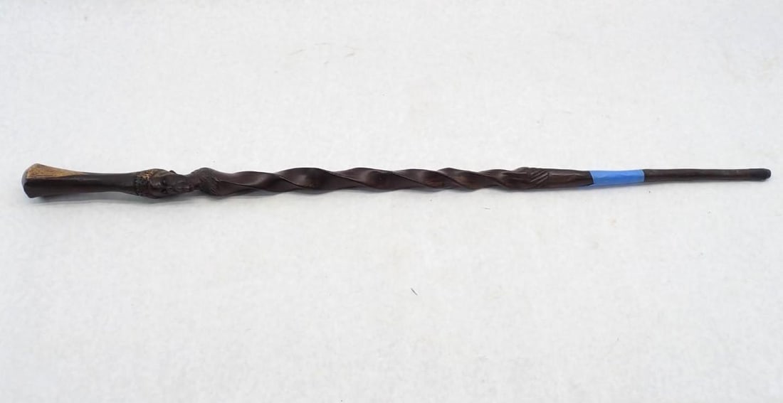 (2) Walking Staff & Cane w/ Concealed Blades - 15