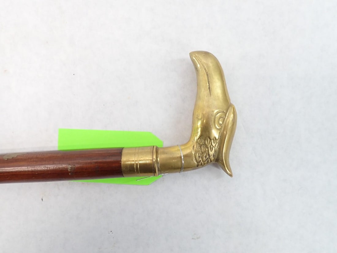 (2) Walking Staff & Cane w/ Concealed Blades - 3