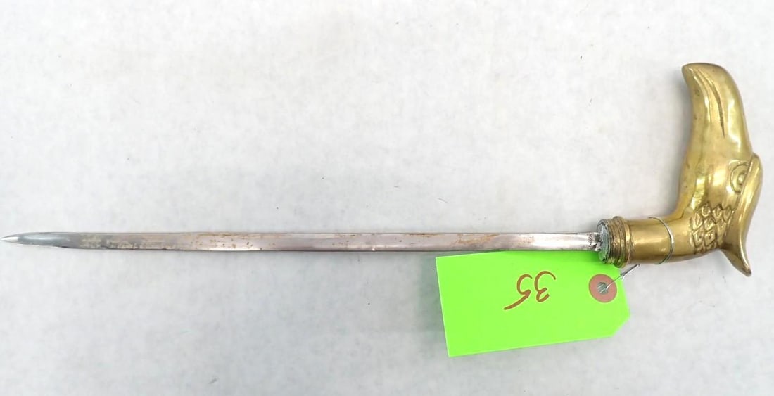 (2) Walking Staff & Cane w/ Concealed Blades - 7