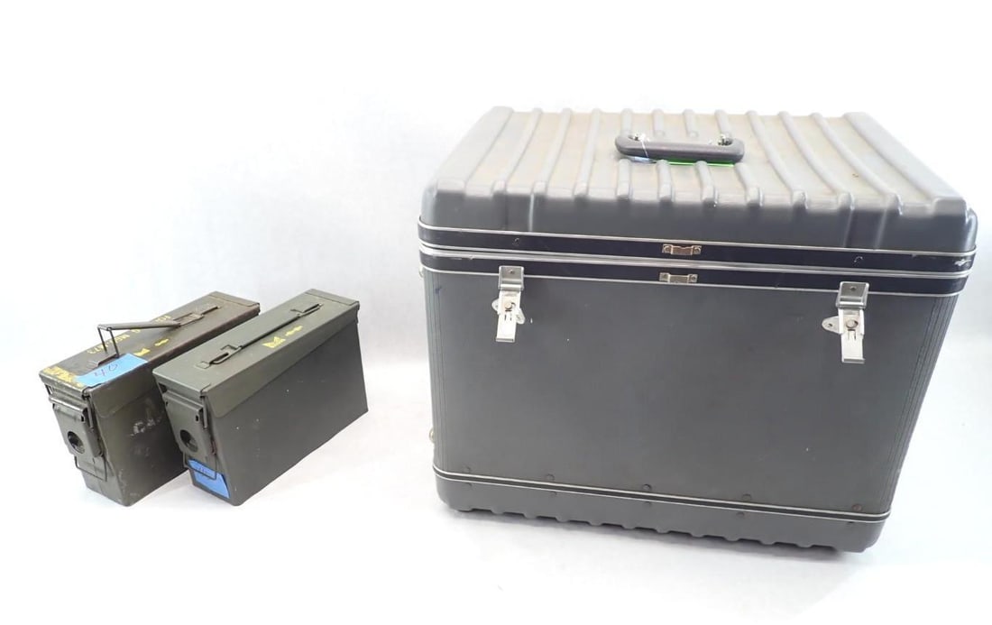 (2) Steel Ammo Boxes & Hardshell Case (1 of 12)