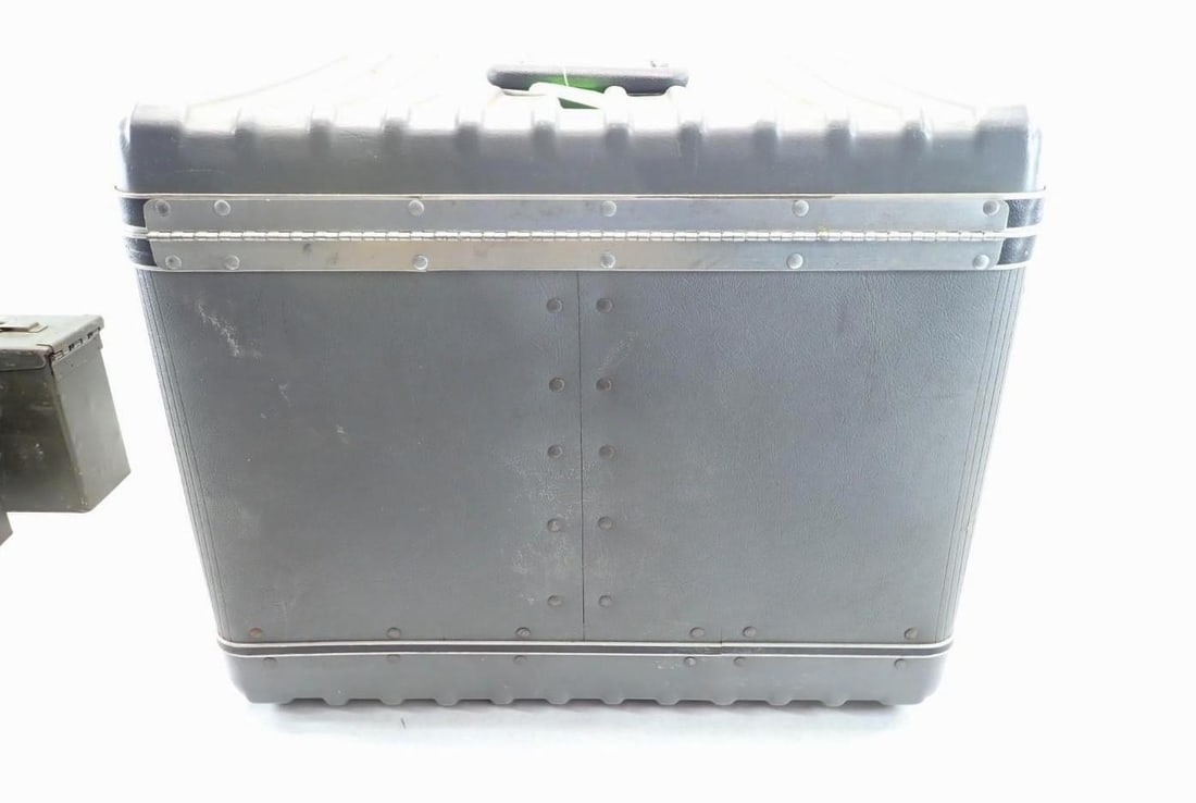 (2) Steel Ammo Boxes & Hardshell Case - 6