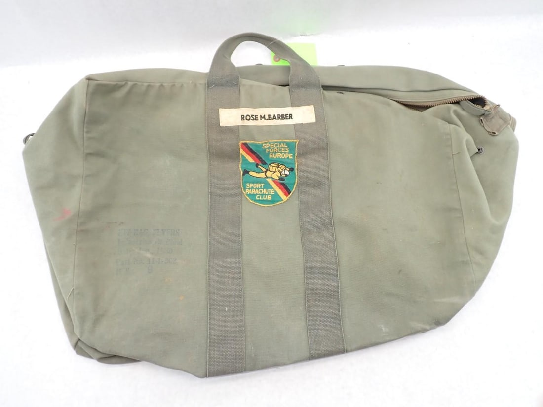 Vintage Kit Bag Flyers Duffle Bag "Special Forces Europe": Jan. 1980