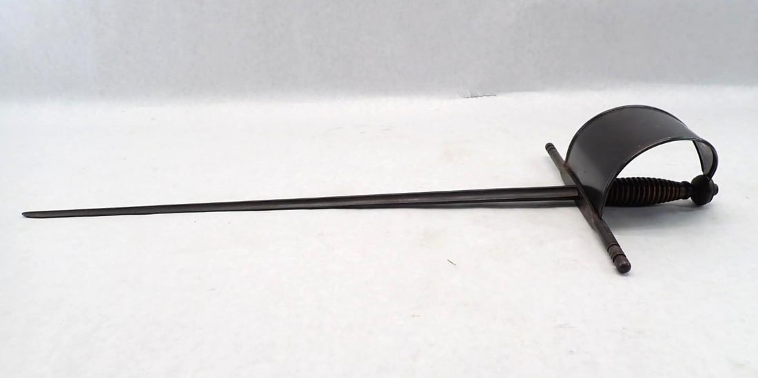Antique Main Gauche European Sword Trefoil Blade - 3