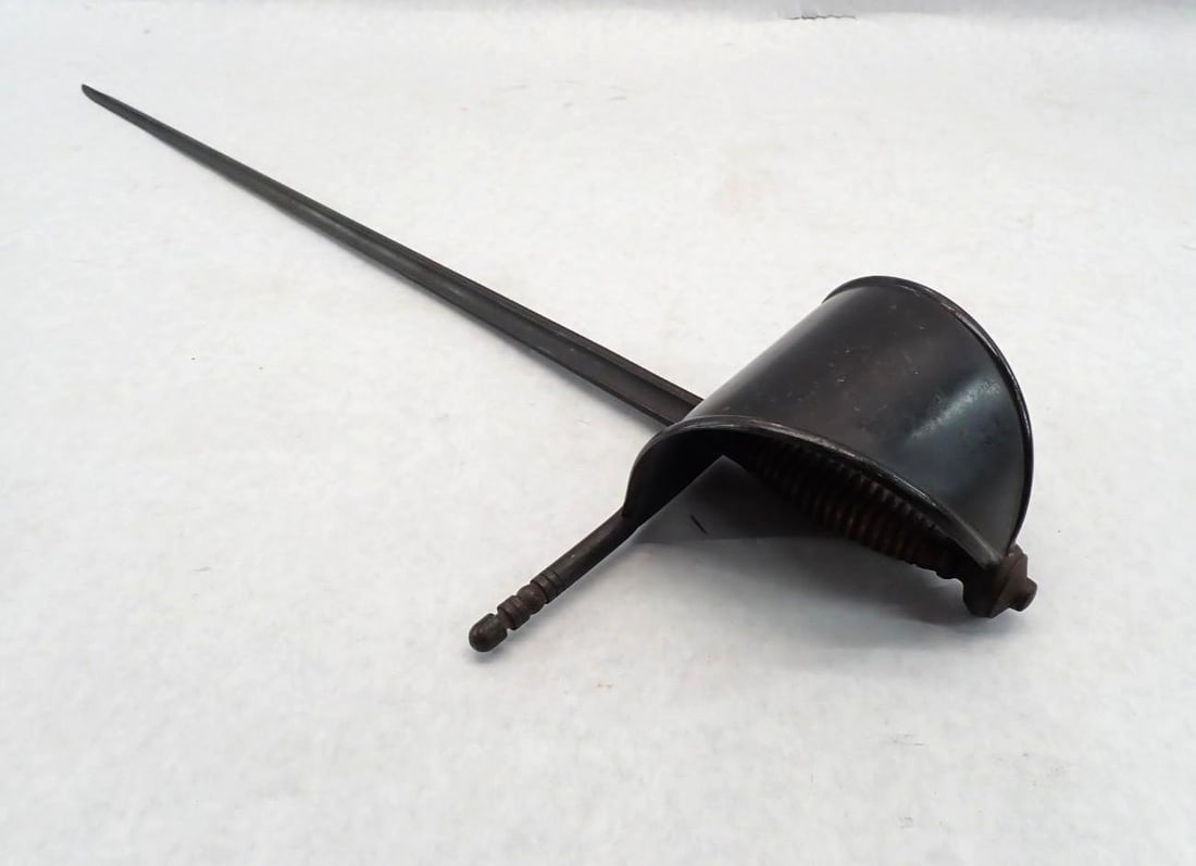 Antique Main Gauche European Sword Trefoil Blade - 4