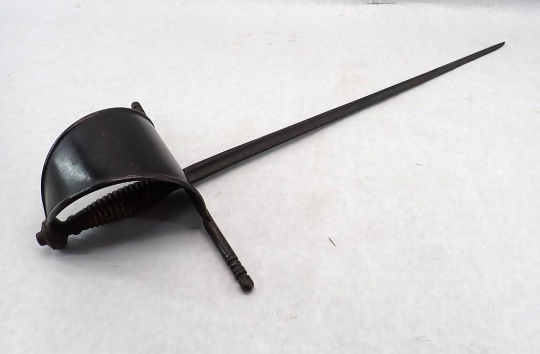 Antique Main Gauche European Sword Trefoil Blade - 5