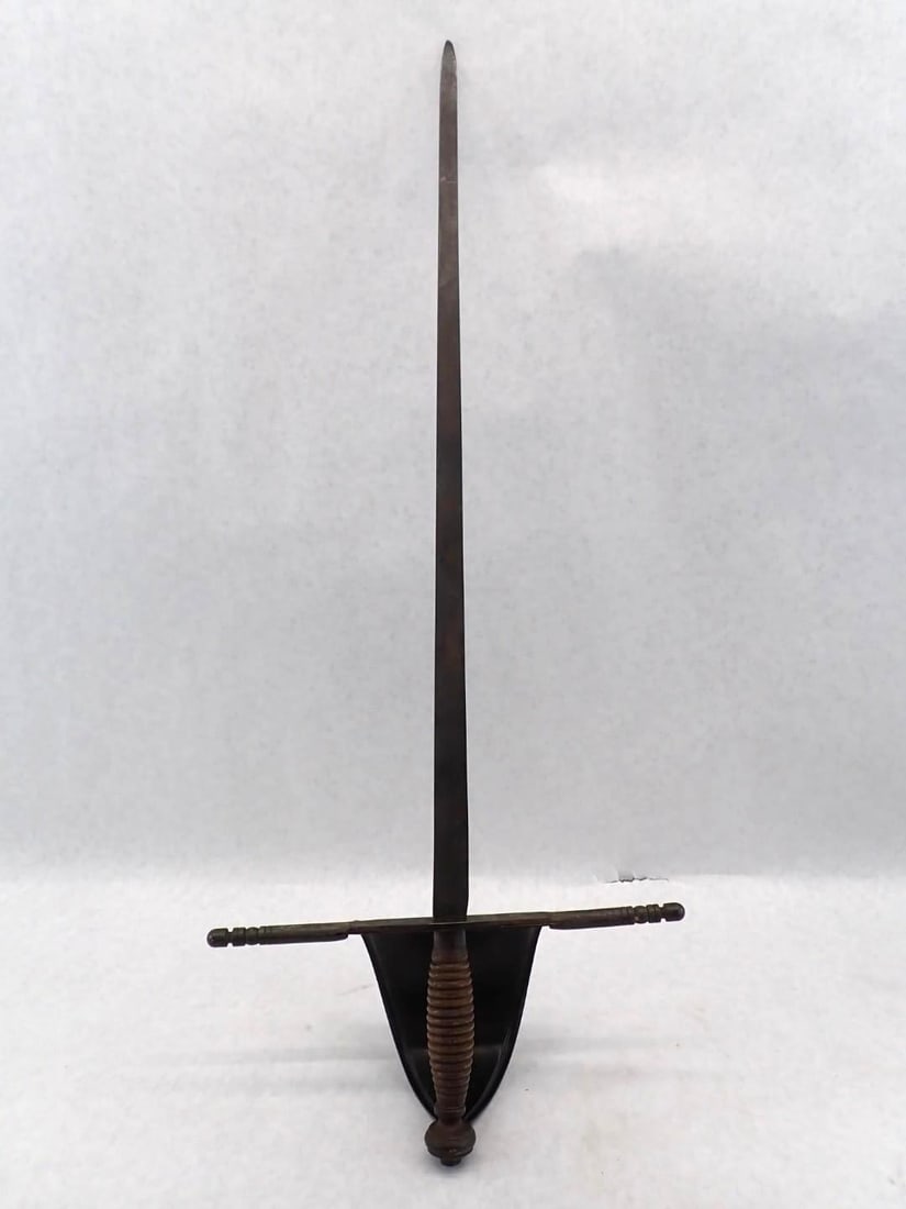 Antique Main Gauche European Sword Trefoil Blade - 6