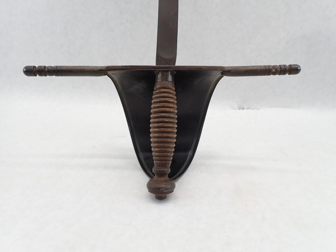 Antique Main Gauche European Sword Trefoil Blade - 7