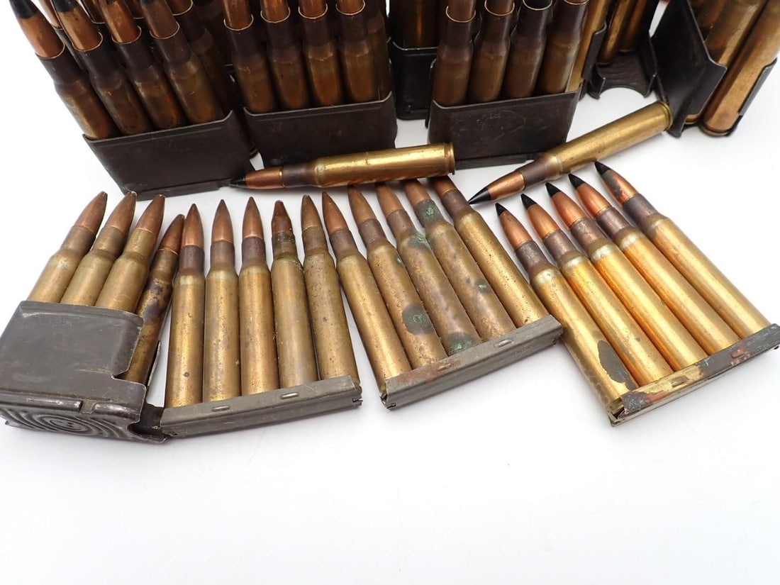 (213+/-) .30-06 Cartridges & (16+/-) Brass - 4