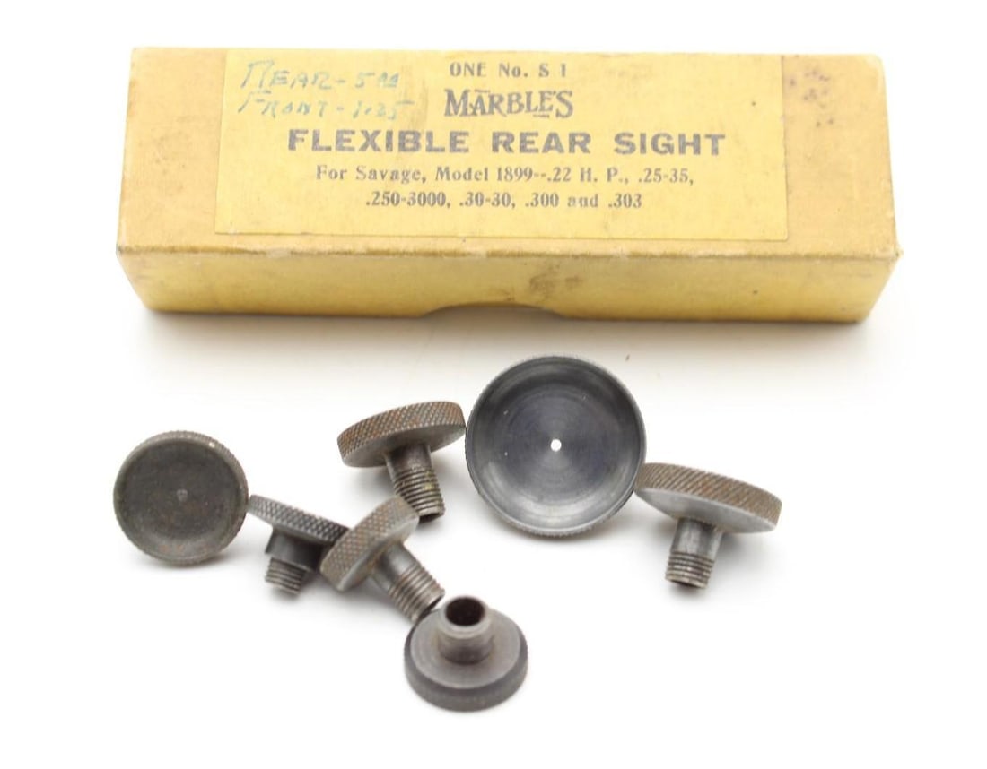 (7) Peep Sight Apertures & (8) Lyman Sight Inserts - 2