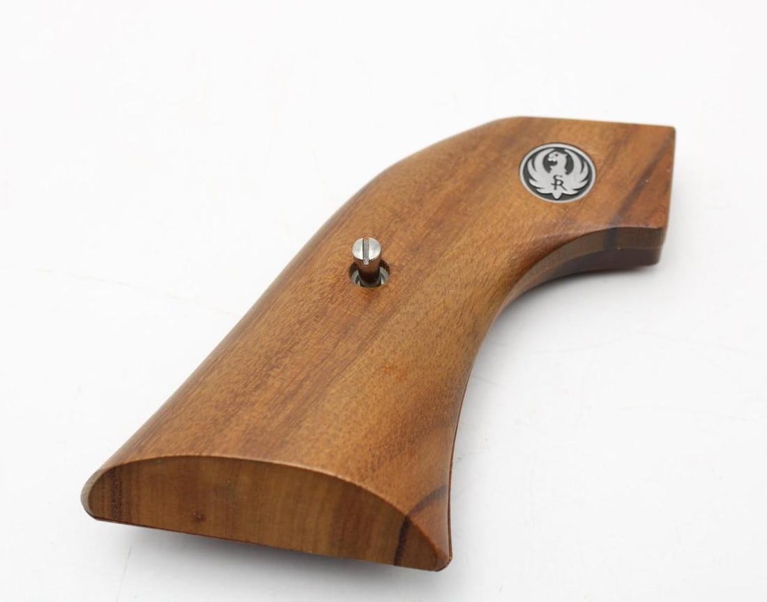 Set of Wood Ruger Revolver Grips: Not Numbered