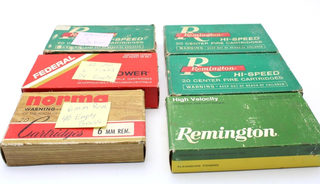 (40) 6mm Brass w/ (6) Boxes - 2