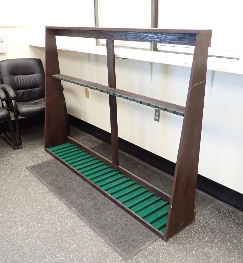 23-Place Wood Rifle Rack - 2