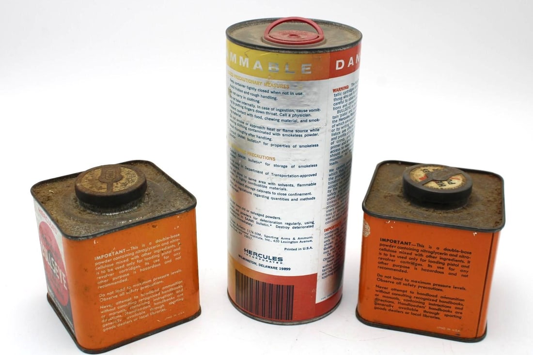 3+/- lbs of Hercules Bullseye Smokeless Gun Powder - 2