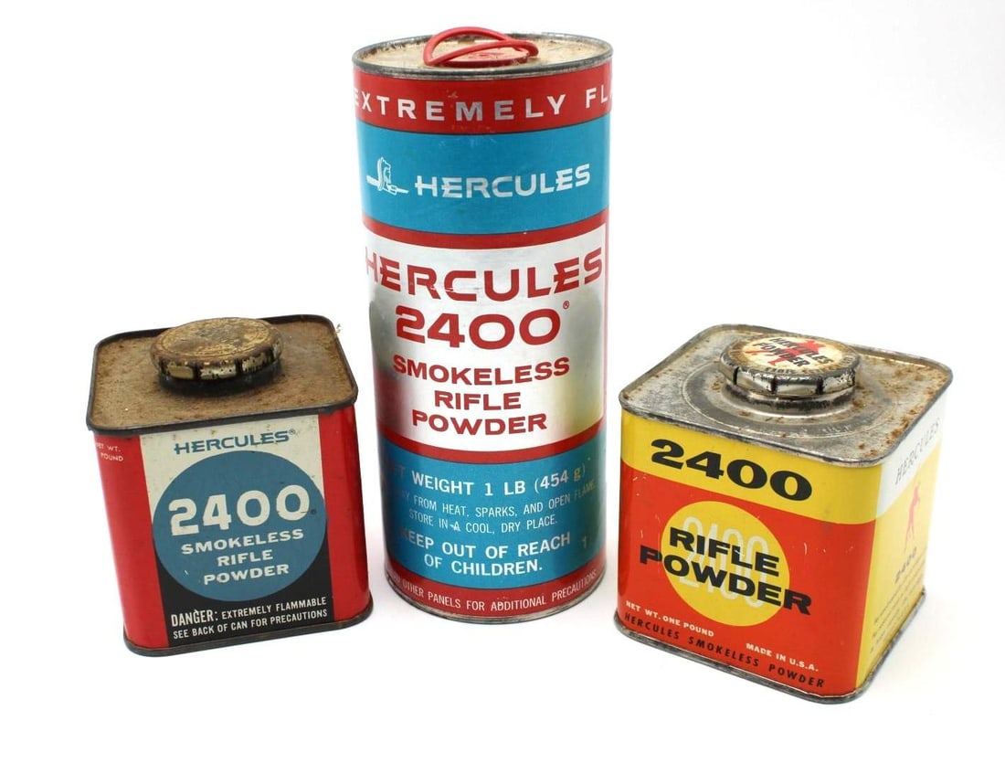 3+/- lbs of Hercules 2400 Smokeless Rifle Powder (1 of 2)
