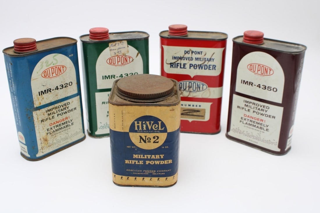 4.5+/- lbs of Military Rifle Powder: DuPont & HiVel Brands