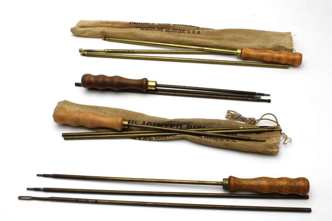 (3) Vintage Marbles Gun Cleaning Rods: Incl. No. 9622
