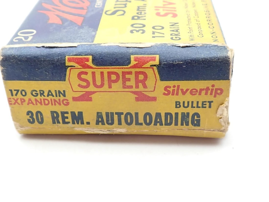 Vintage Western .30 Remington Auto Cartridge Box - 2