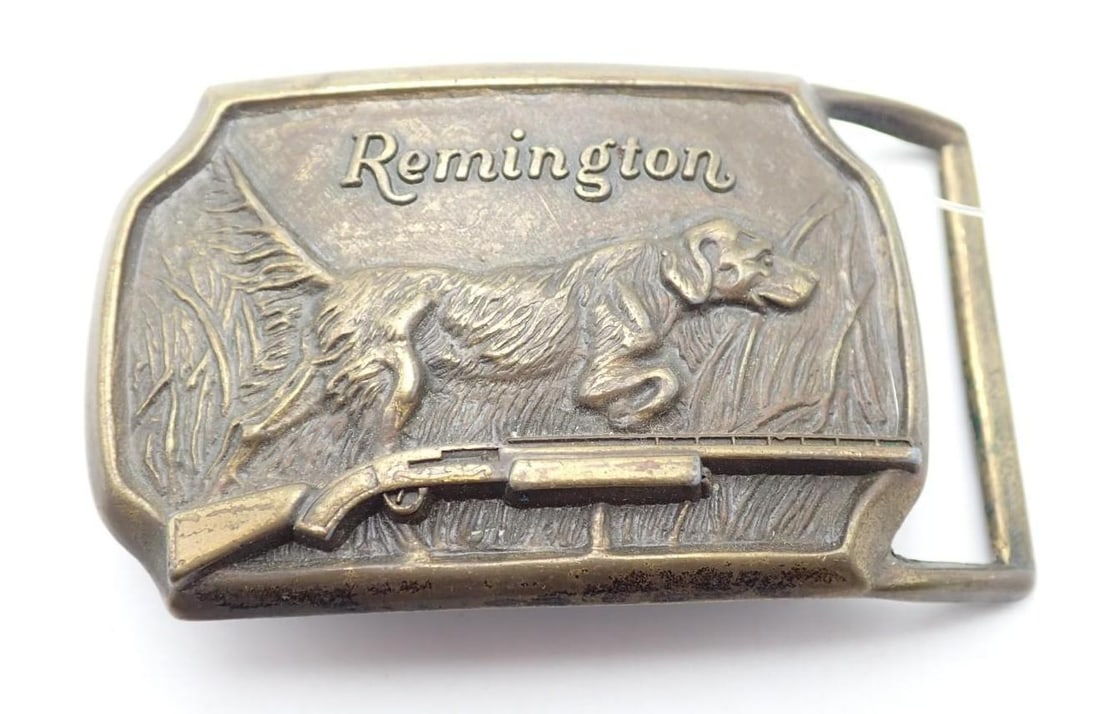 Vintage Remington Belt Buckle: Vintage Remington Belt Buckle