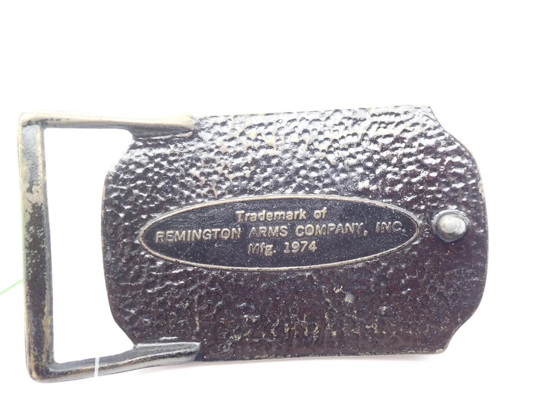Vintage Remington Belt Buckle - 3