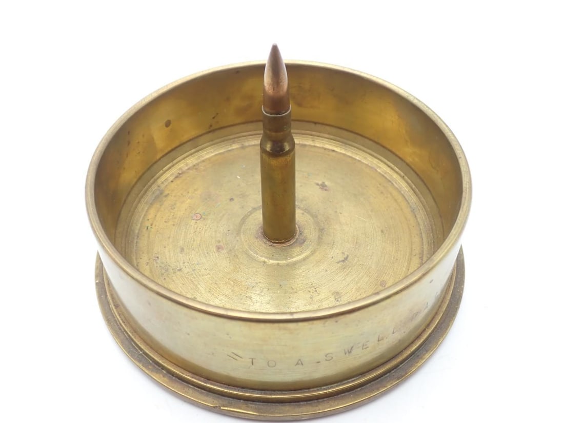 Trench Art Ashtray - 12