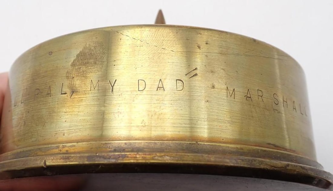 Trench Art Ashtray - 6