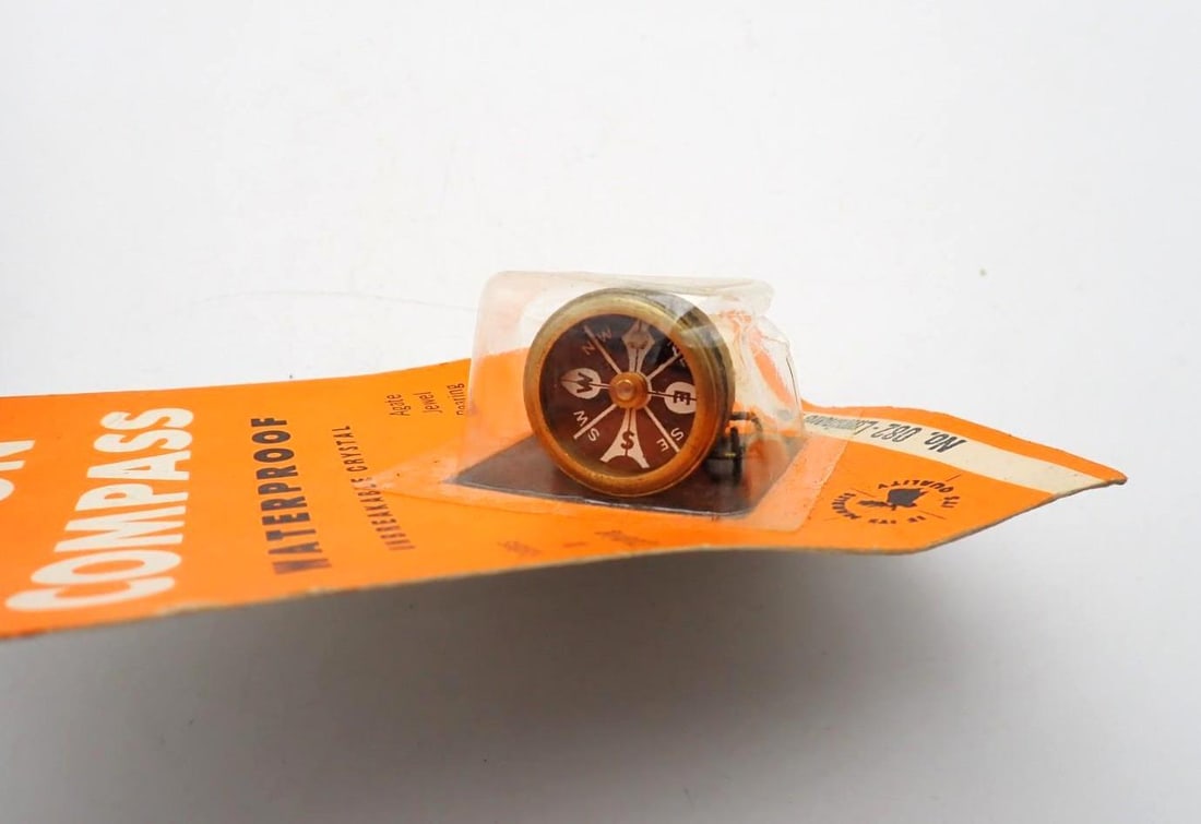Vintage Marbles Pin-On Compass - 4