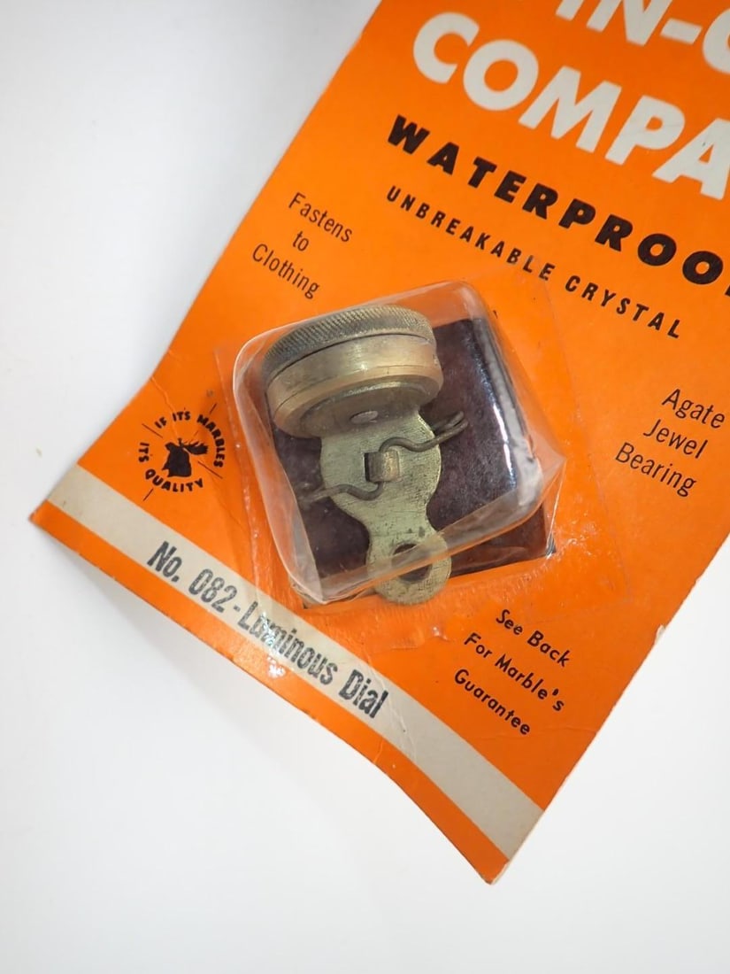 Vintage Marbles Pin-On Compass - 5