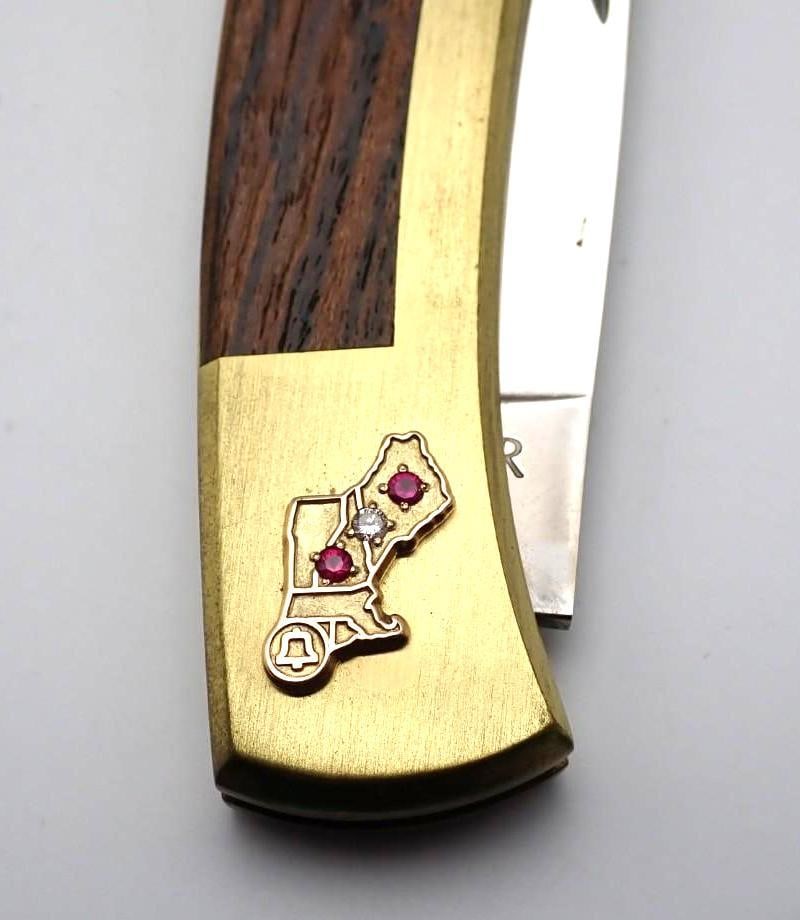 Vintage Gerber New England Bell Systems Award Folding Knife - 8