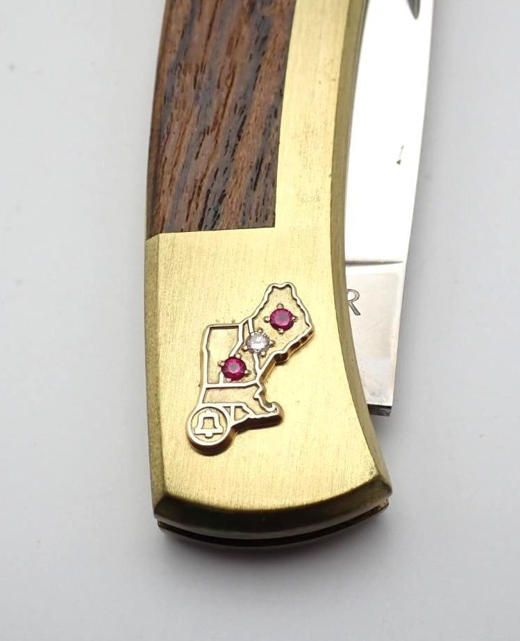 Vintage Gerber New England Bell Systems Award Folding Knife - 9