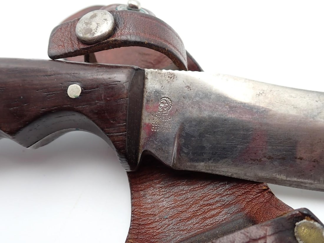 Vintage Othello Solingen Fixed Blade Knife - 4