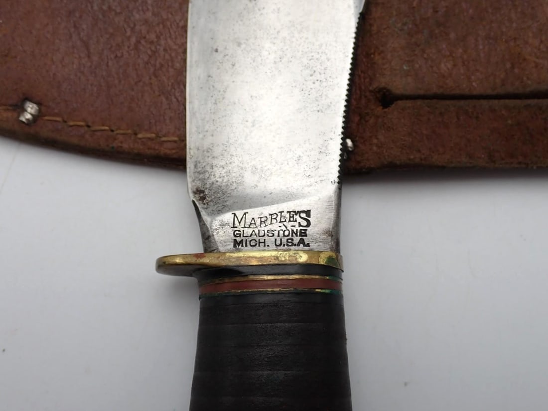 Vintage Marbles Skinning Knife - 4