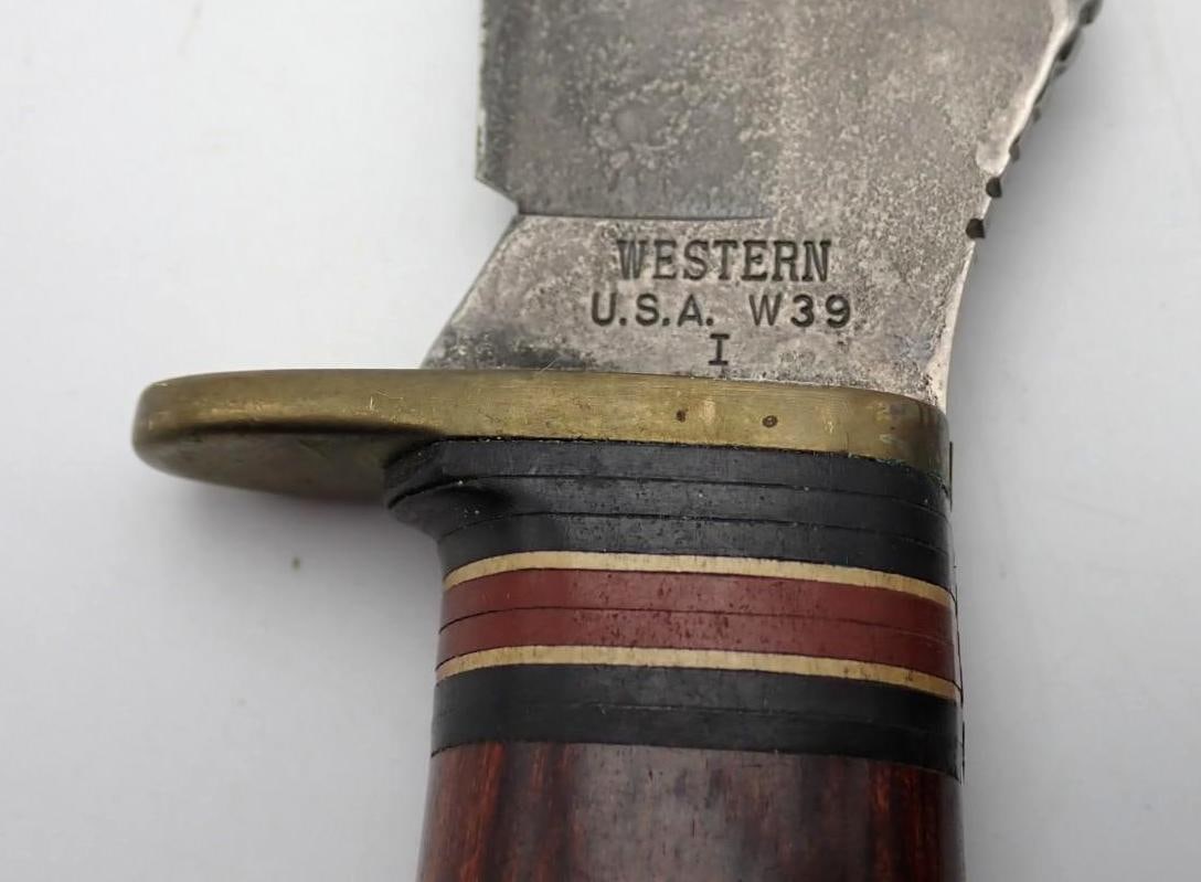 Western Hatchet & Fixed Blade Knife - 4
