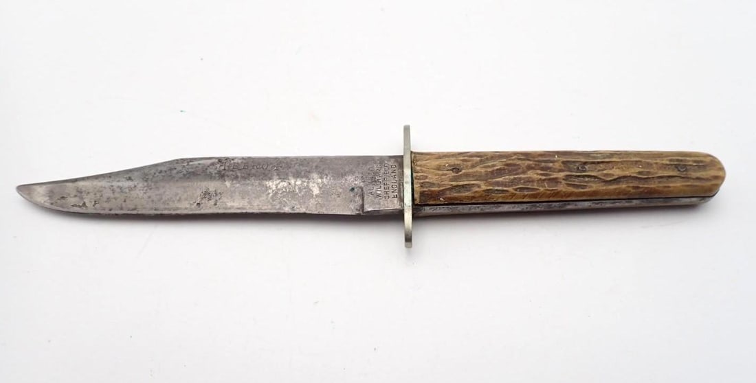 Vintage Alfred Williams Sheffield Bowie Knife - 2