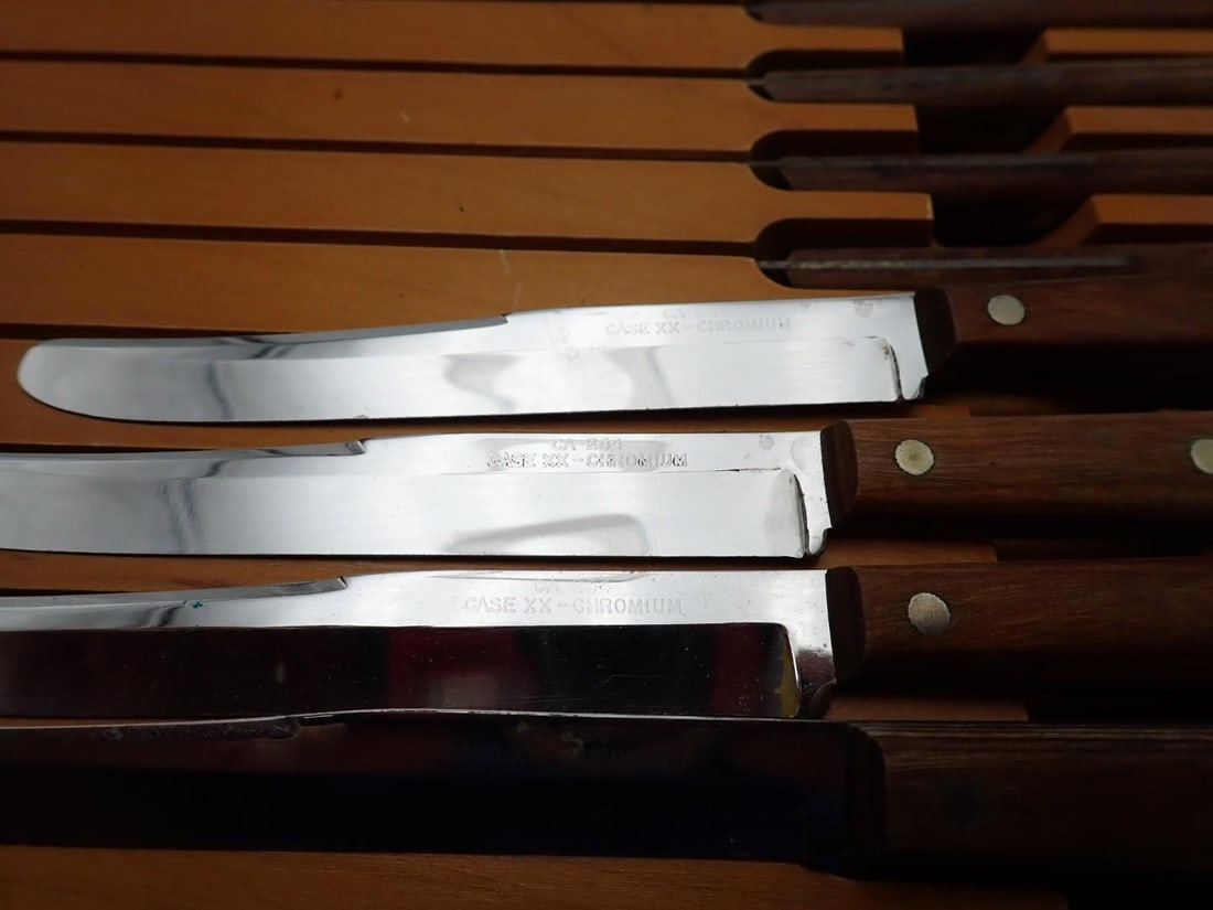 (13) Vintage Case Household Knives - 9