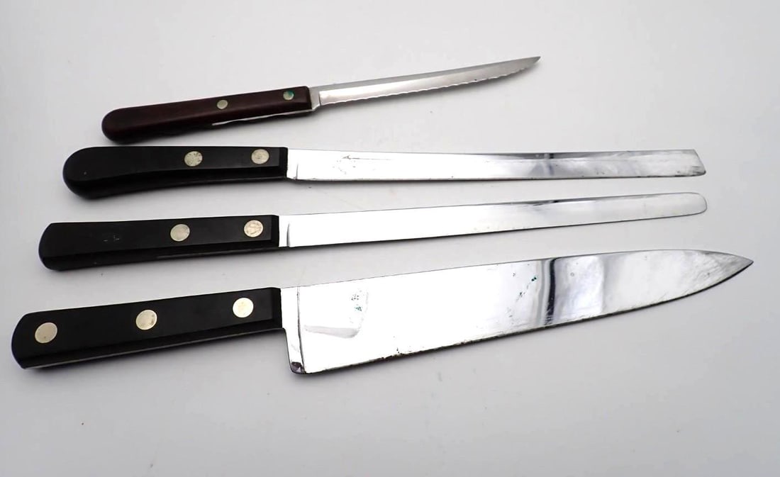 (4) Vintage Case Kitchen Knives - 2