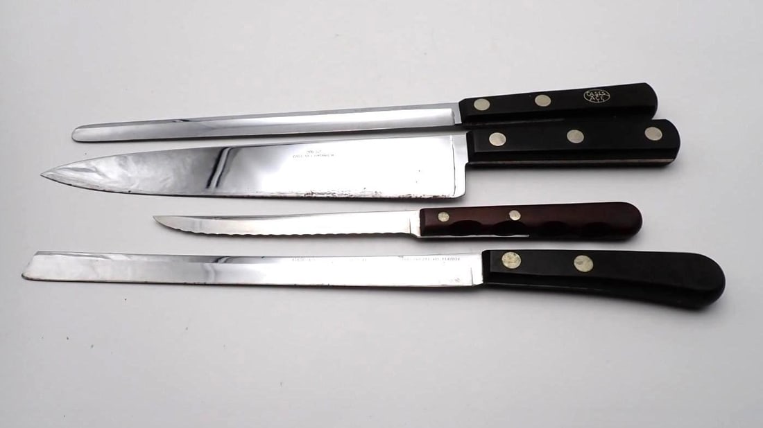 (4) Vintage Case Kitchen Knives - 3