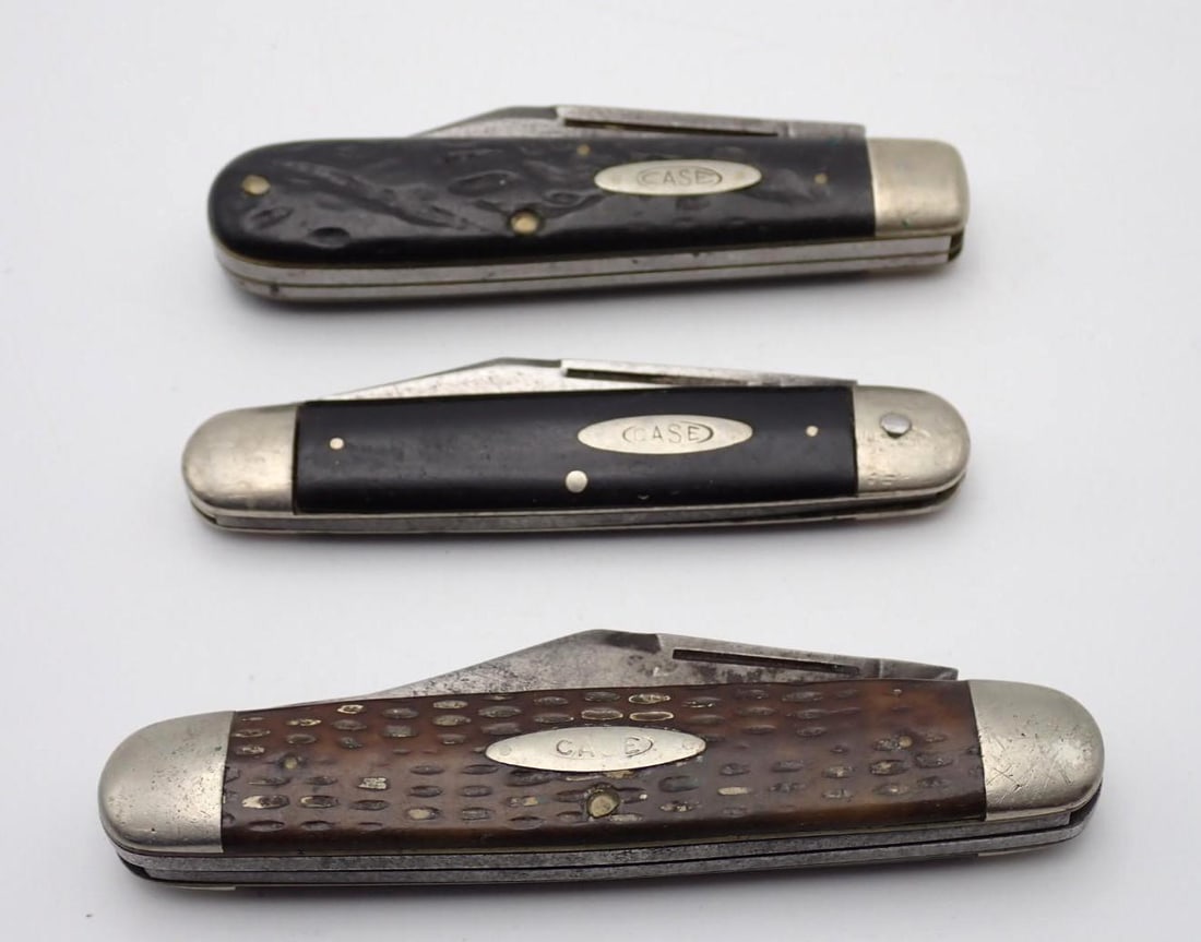 (3) Vintage Case Folding Knives (1 of 11)