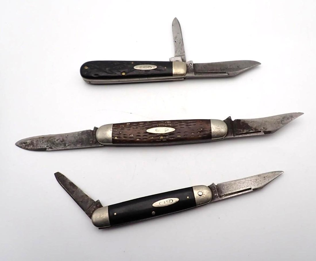(3) Vintage Case Folding Knives - 2