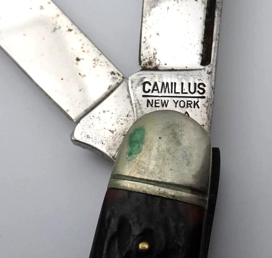 (3) Vintage Camillus Folding Knives - 4
