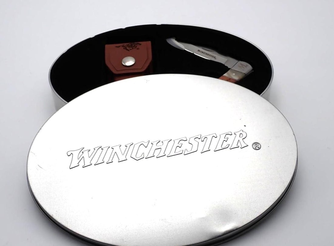 Winchester Folding Knife & Sheath - 6