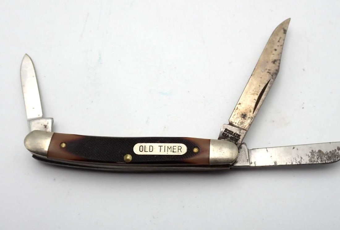 (3) Vintage Schrade "Old Timer" Knives - 11