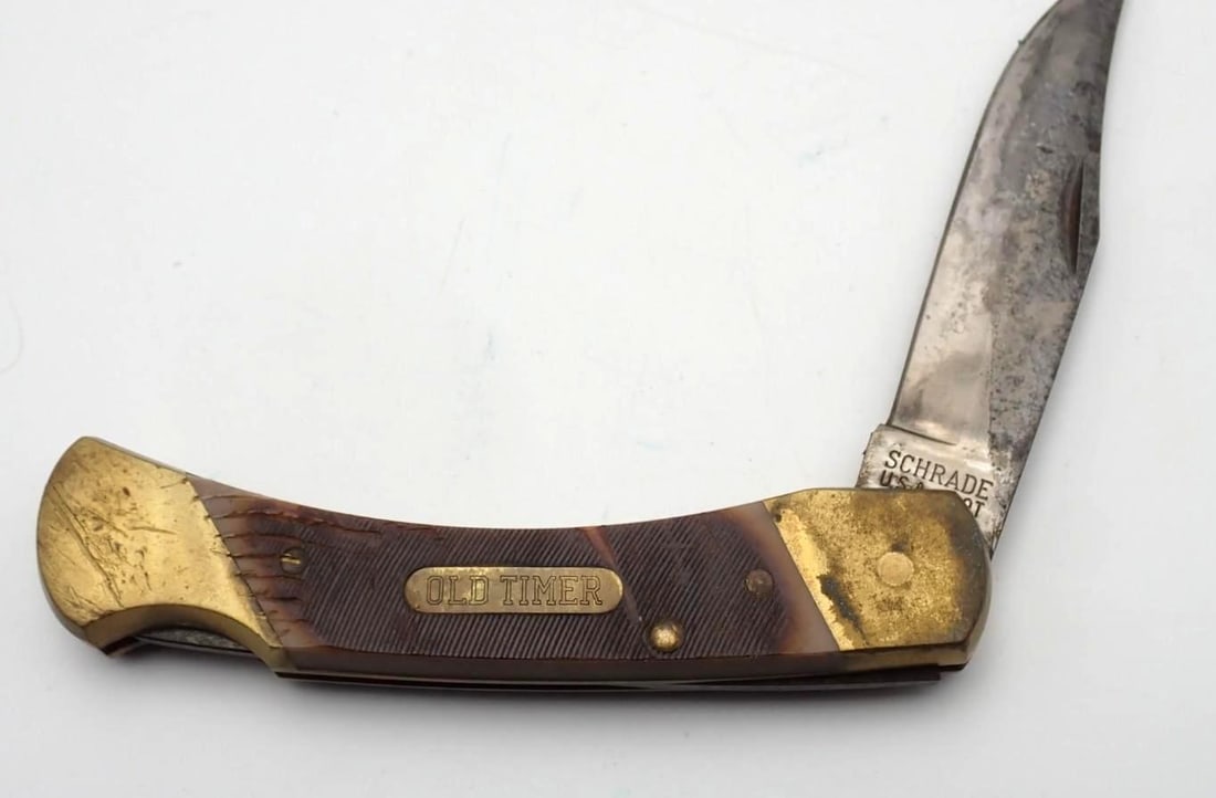 (3) Vintage Schrade "Old Timer" Knives - 5