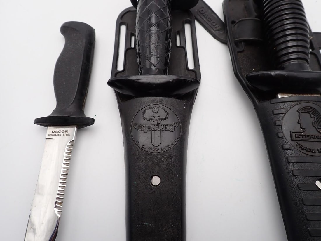 (3) Vintage Japan Diver's Knives - 5