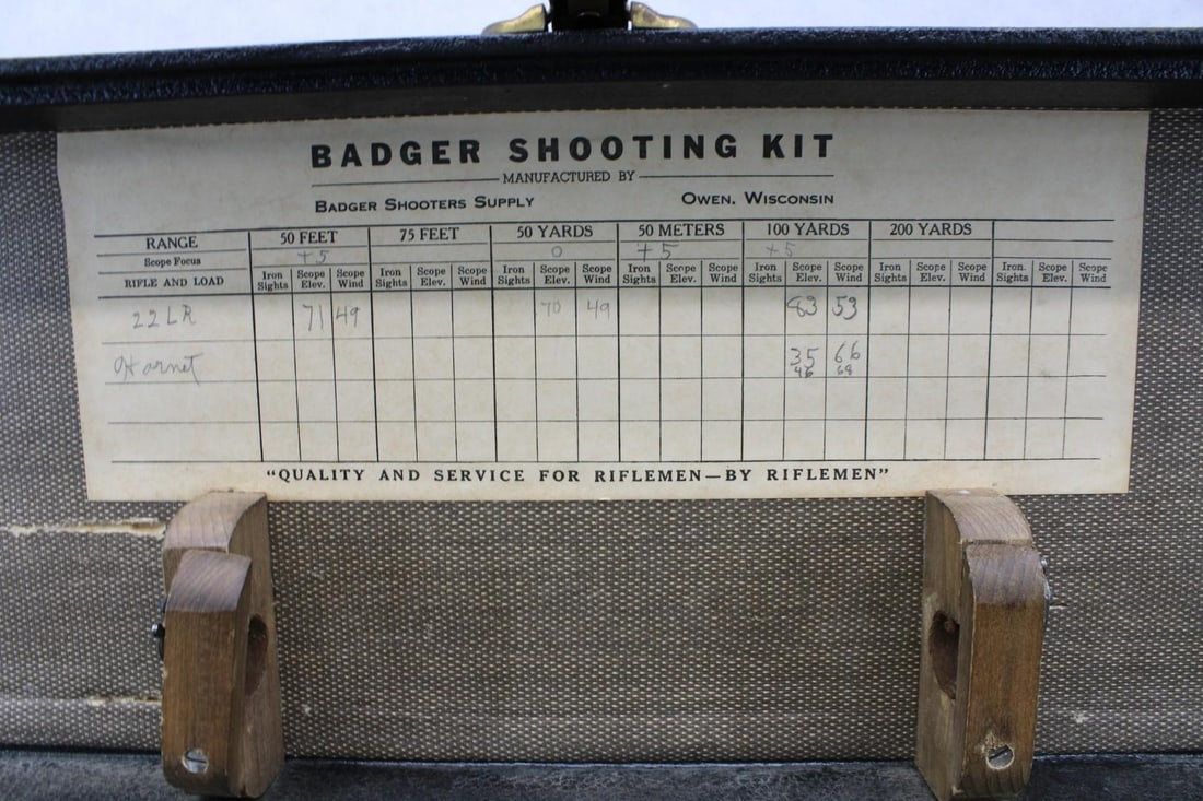 Vintage Badger Shooters Supply Range Box - 3
