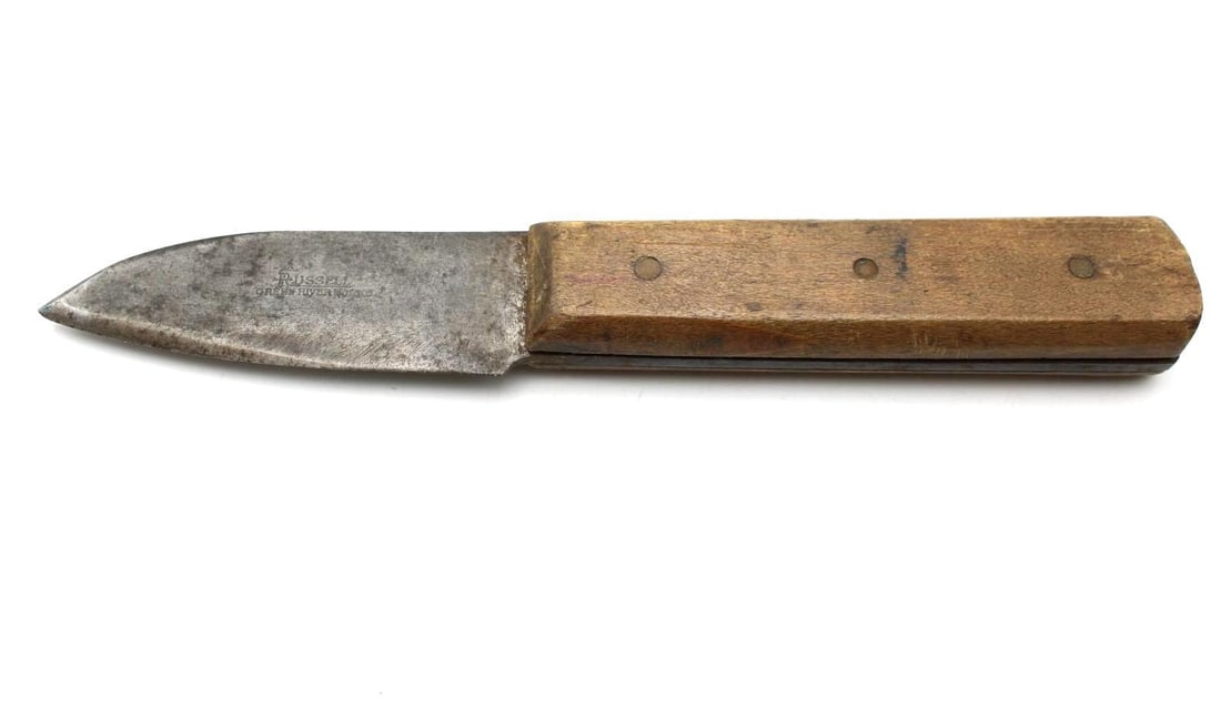 Vintage Russell Green River Works Fixed Blade Knife - 2