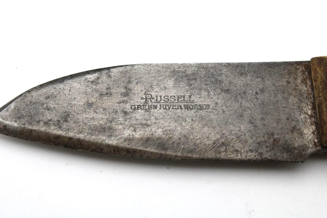 Vintage Russell Green River Works Fixed Blade Knife - 3
