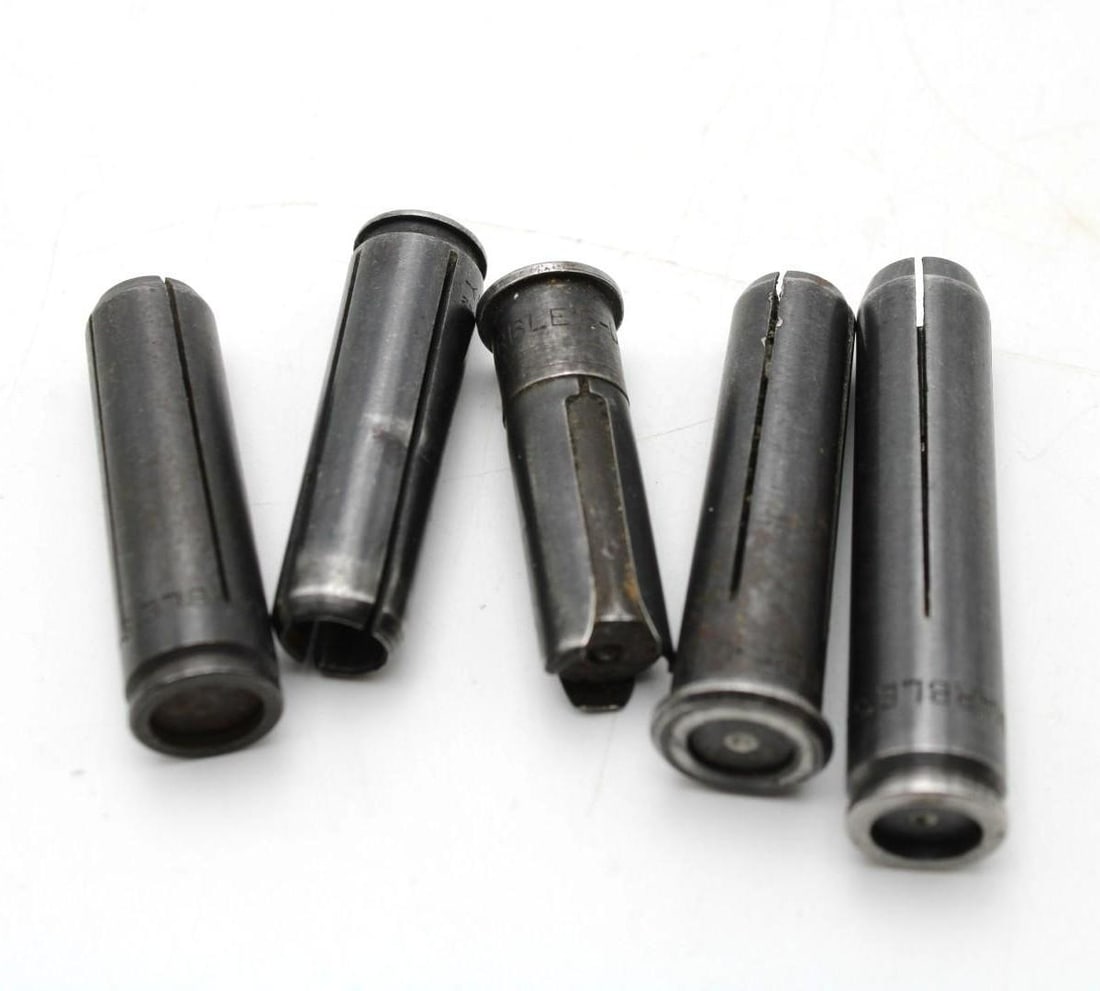 (5) Marbles Chamber Insert Shell Adapters: .250 HP to .25 RF, #151 .30-30 to .32 Short Colt, #155 .30-40 to .32 S&W, #159 .30 Government to .32 Colt Auto, #172 .300 Savage to .32 Colt Auto